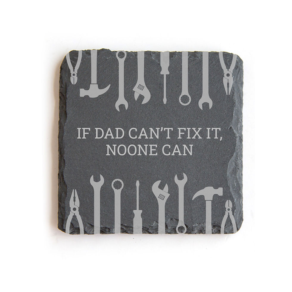 Thumbnail: Man Cave - Slate  Coaster (Single)