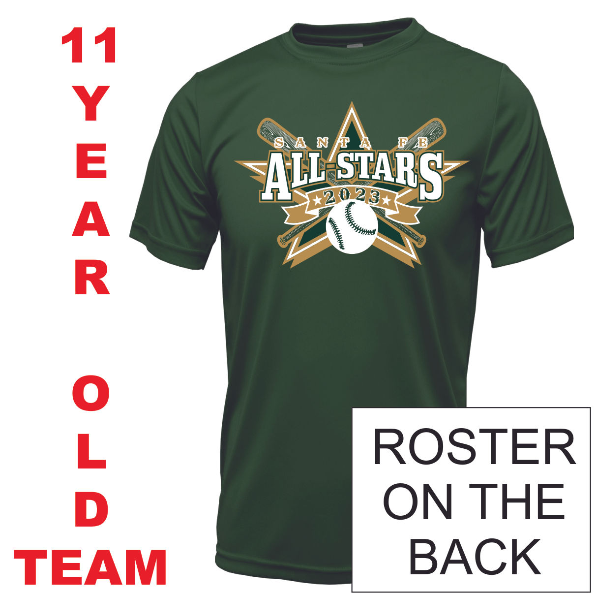 SF11 - 11YR OLD All Star Tee (Dri Fit or Cotton)