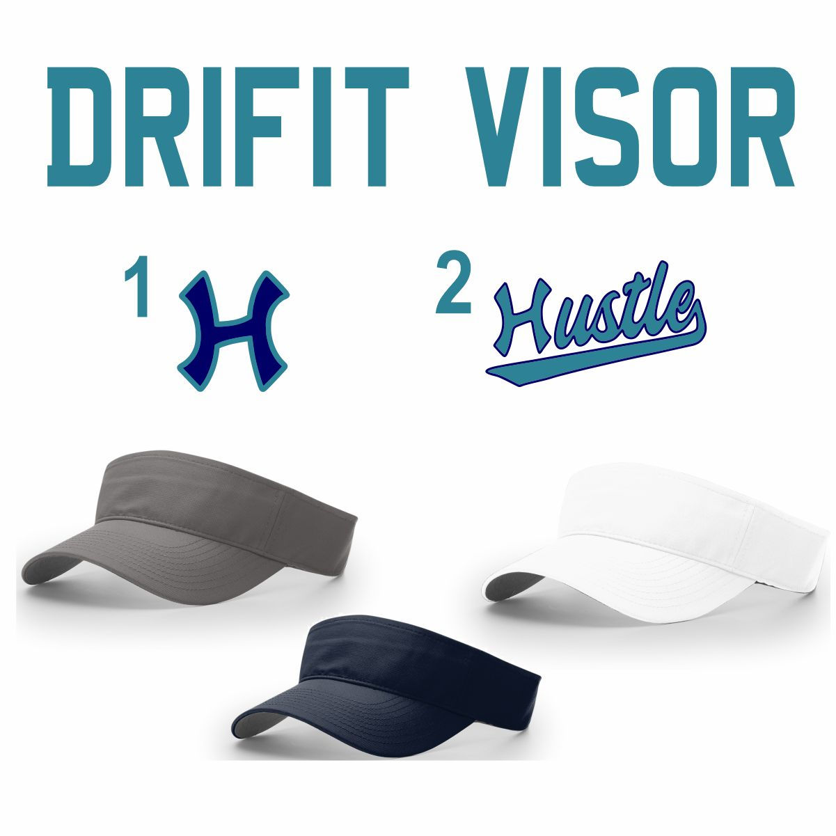 Hustle- Richardson Runners Visor