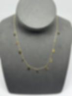 Lant aur 14k cu stelute si semiluni la inchidere