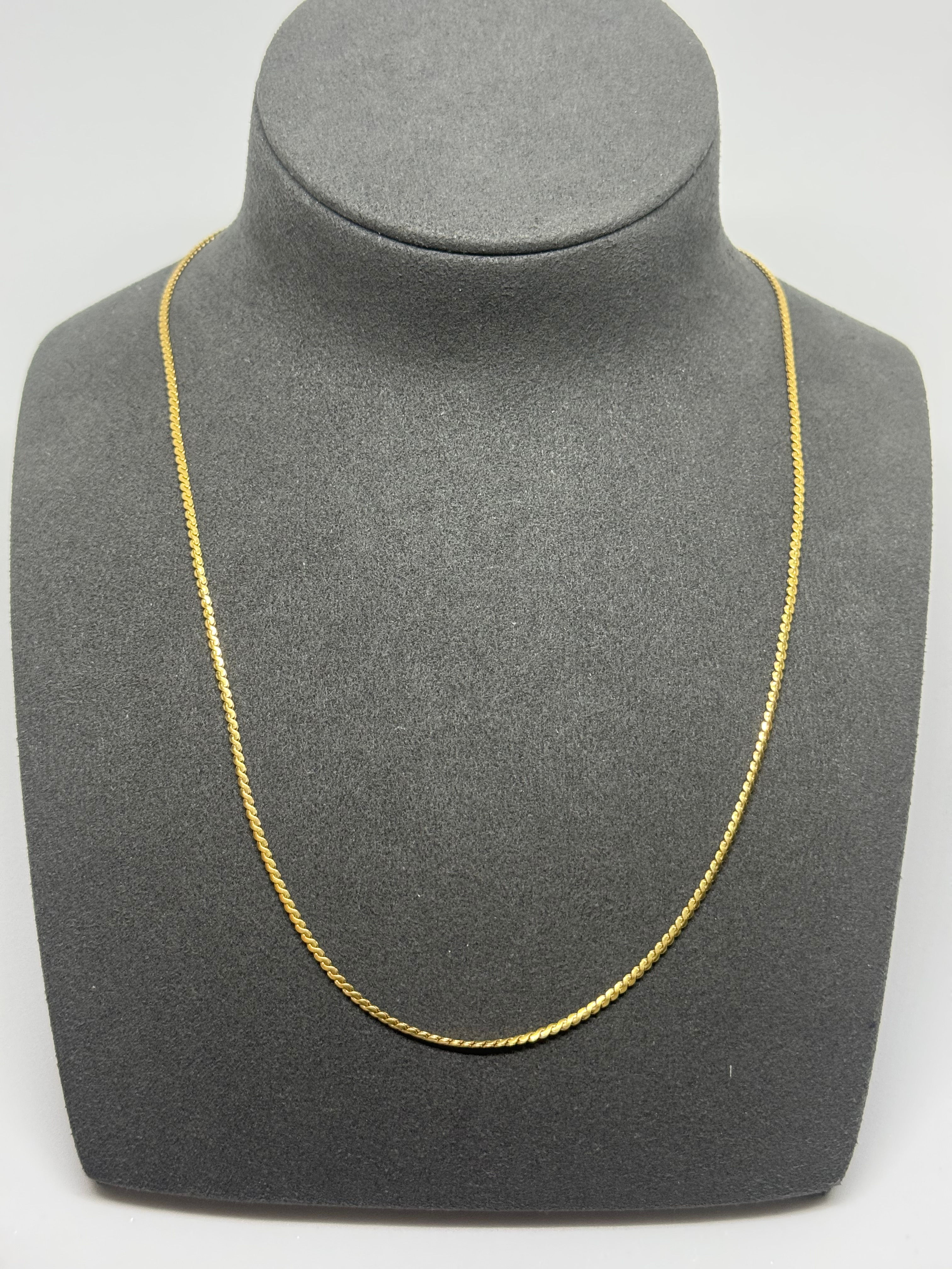 Lant aur galben 18k – 50 cm, 7.85g. Clasic si elegant.