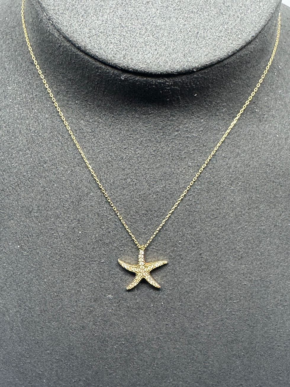 Colier fin din aur 14k cu zirconii si steluta