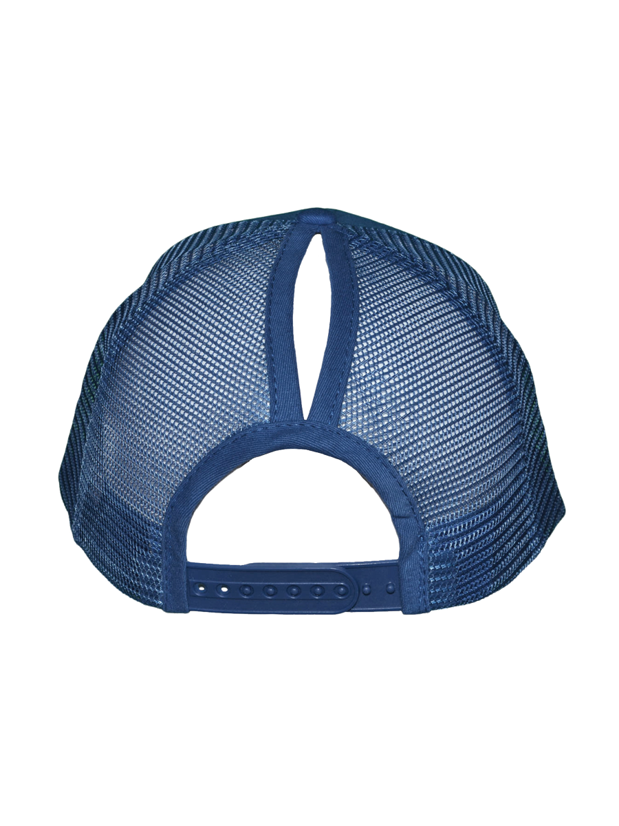 Thumbnail: NH Leather Patch Ponytail Snapback