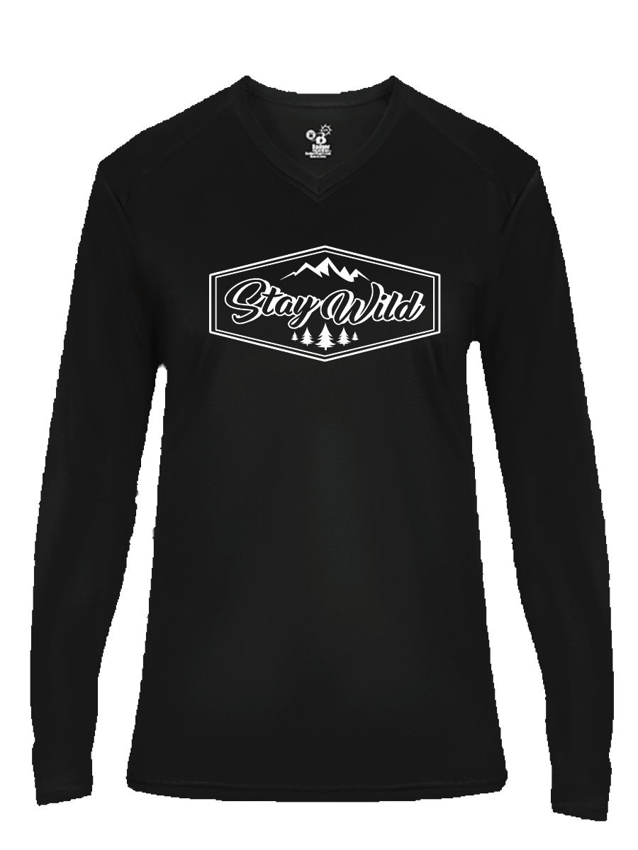 Thumbnail: Stay Wild V-Neck Performance Shirt