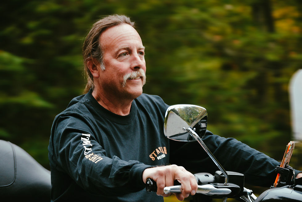 Thumbnail: Live Free Stay Wild Biker Tee
