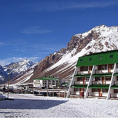centro de esqui Penitentes, temporada de invierno.