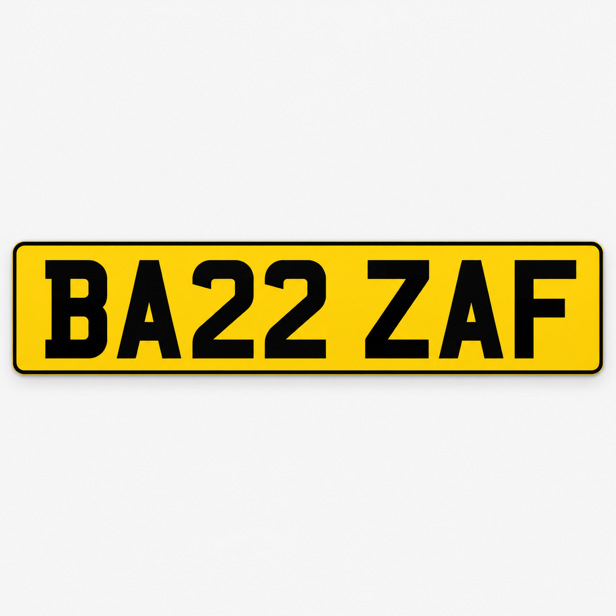 BA22 ZAF registration illustration