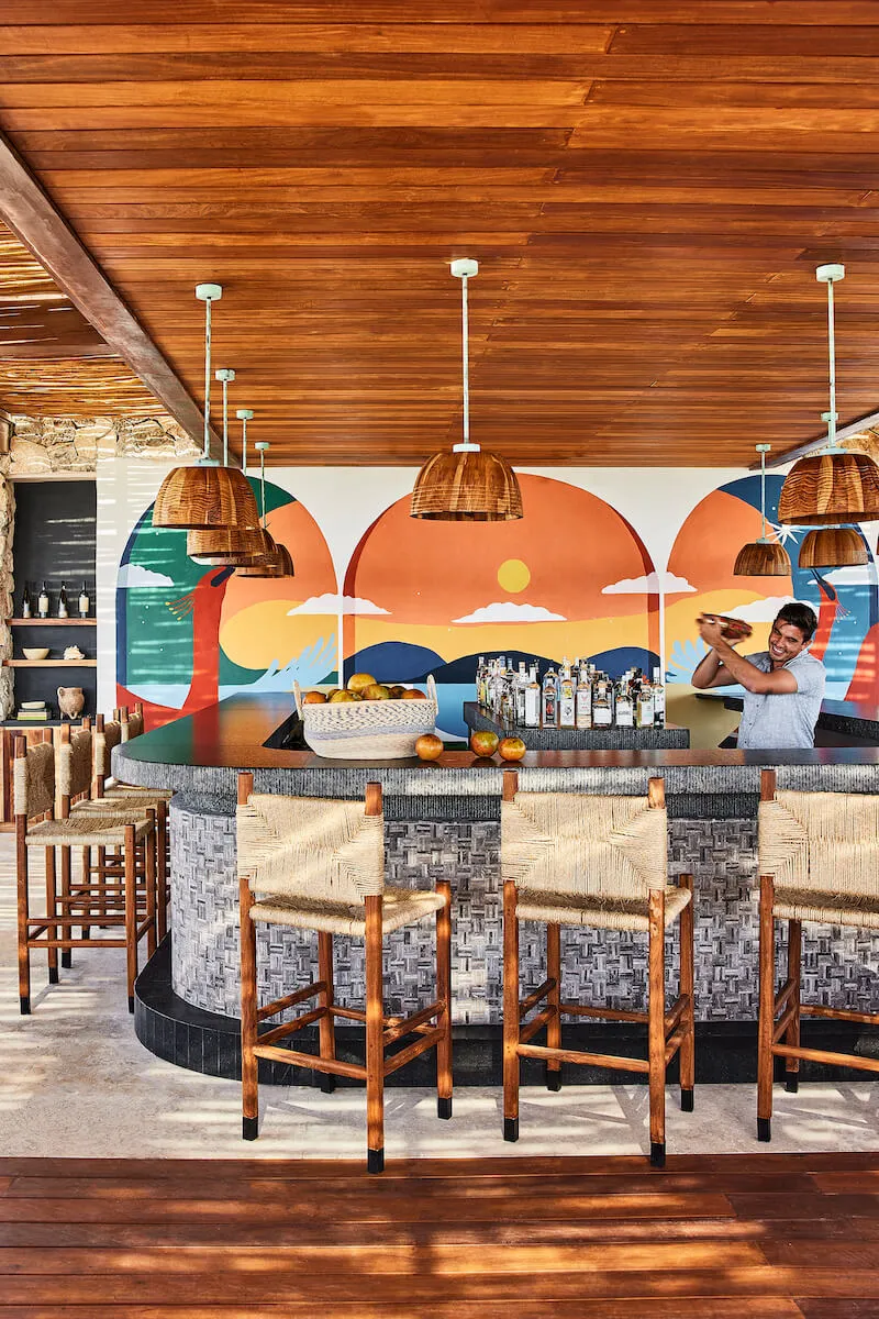 Restaurant fusion mexican cuisine with asian 