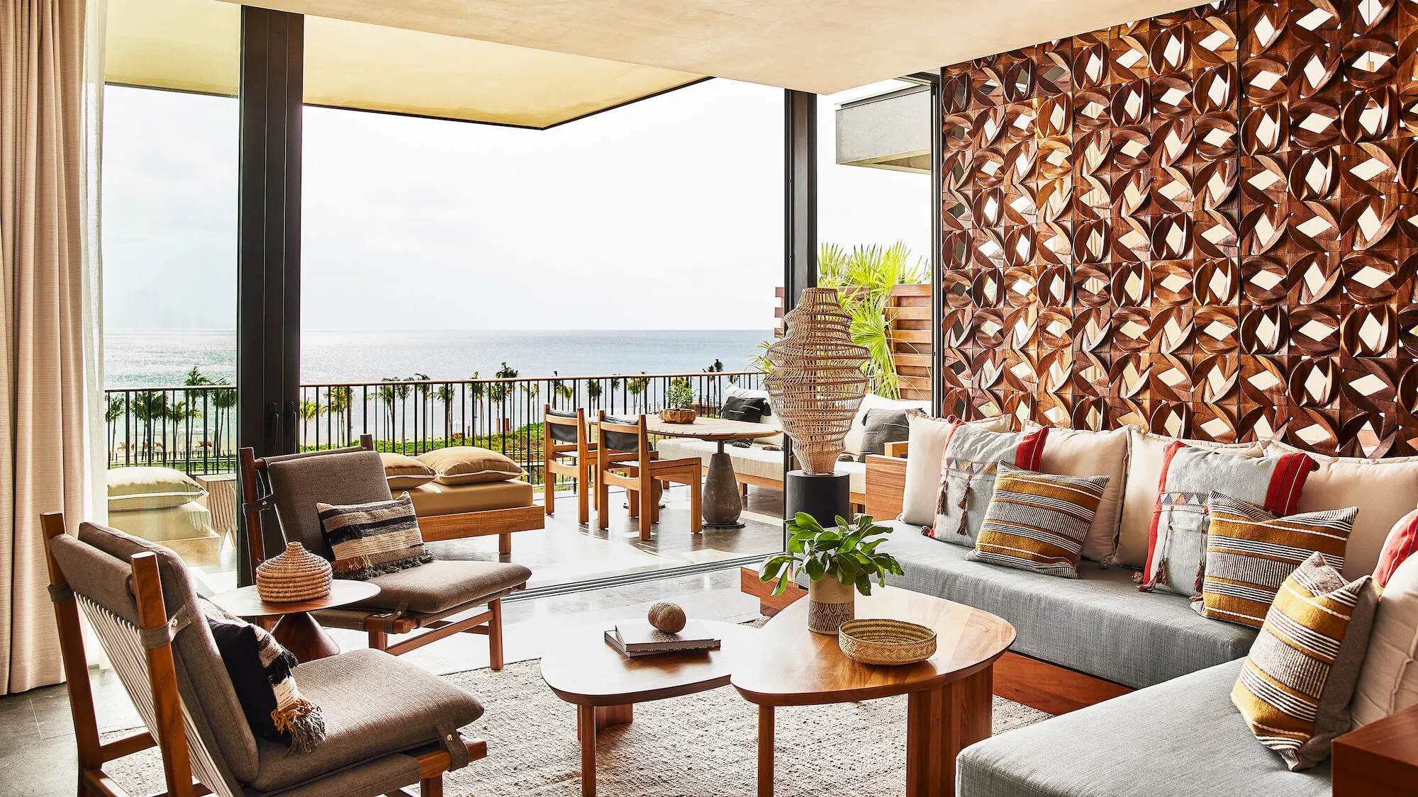 living room with stunning decor
