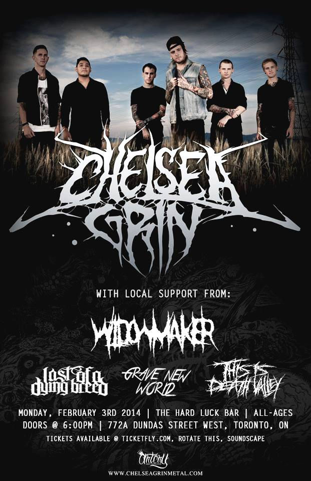 CHELSEA GRIN @ Toronto, ON