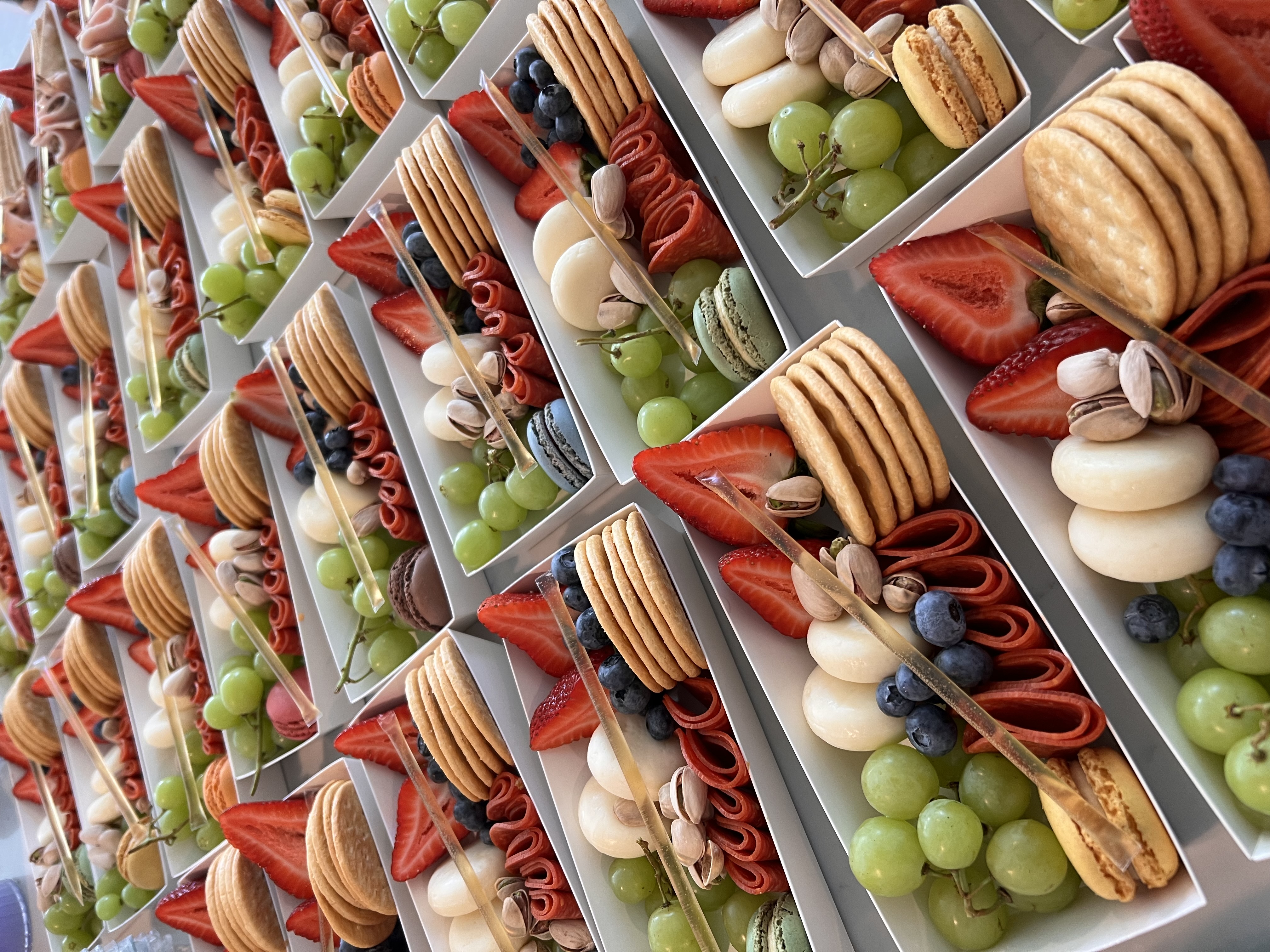 Arranged Food and Objects