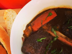 SLOW COOKED SHORT RIBS IN MERLOT