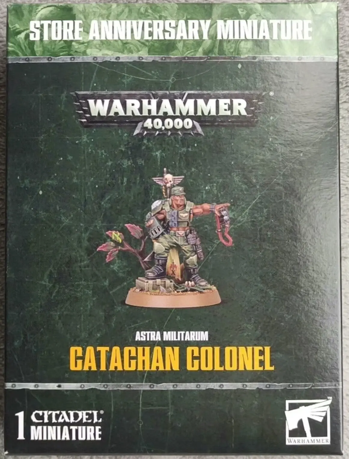 ASTRA MILITARUM: Catachan Colonel store anniversary miniature