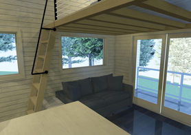 cabin draft interior