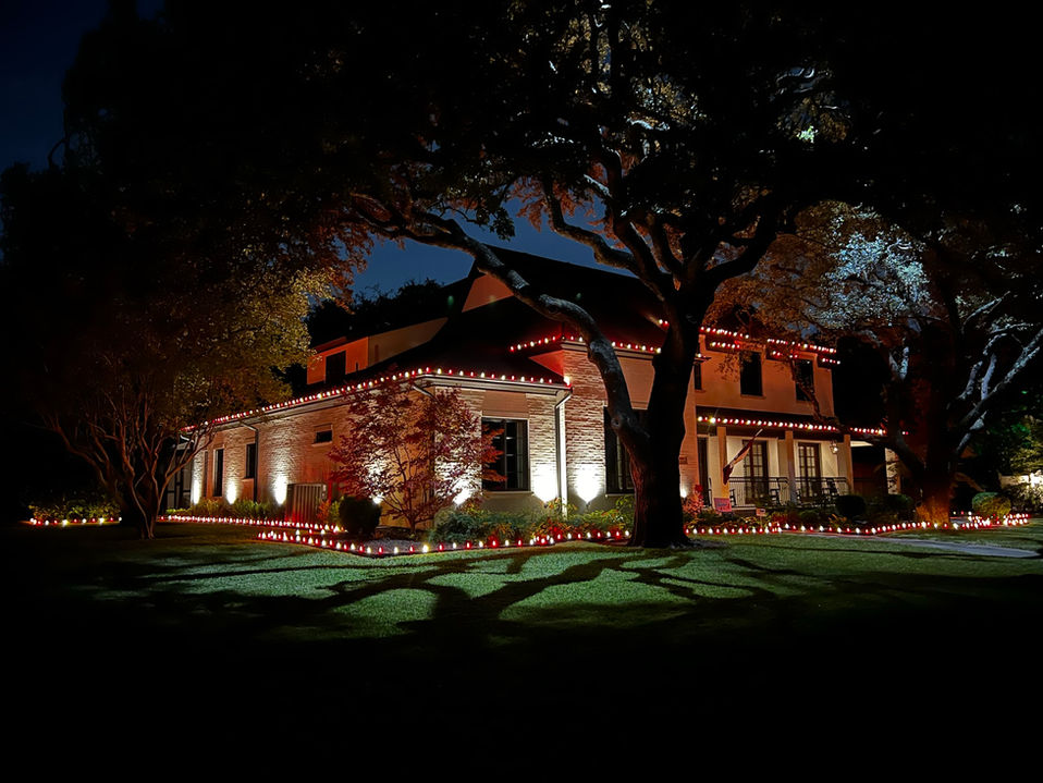 candy cane led lights dallas installation 