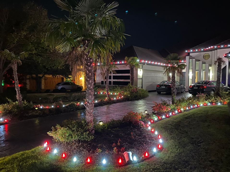 candy cane holiday light installation plano 