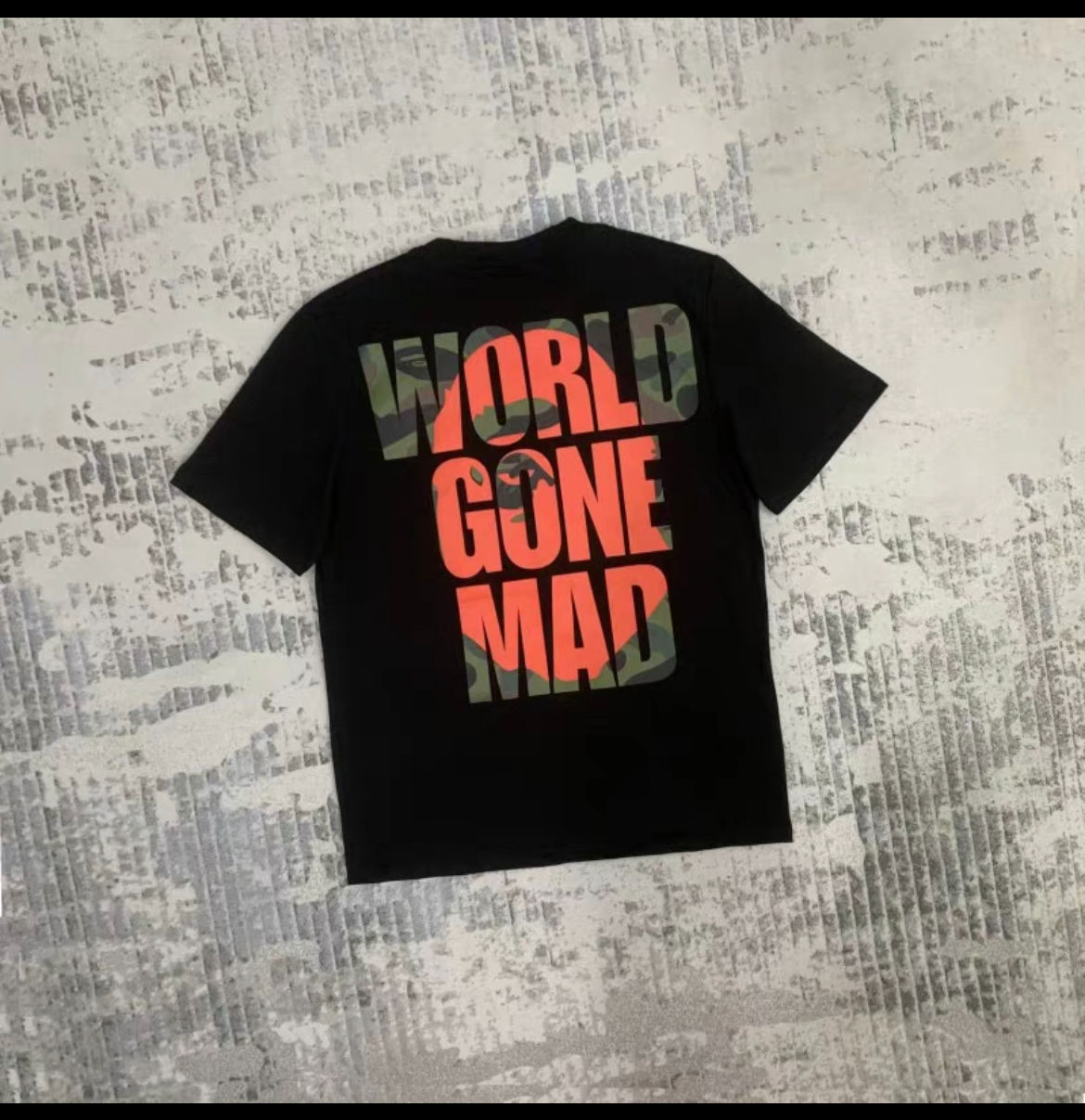 Bape world gone mad tees