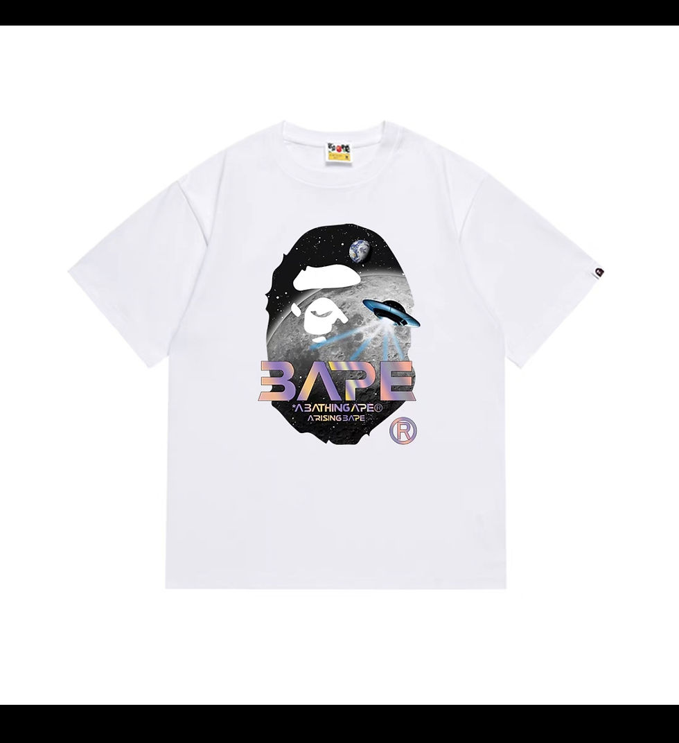 Thumbnail: Bape moon photo aape head tees 