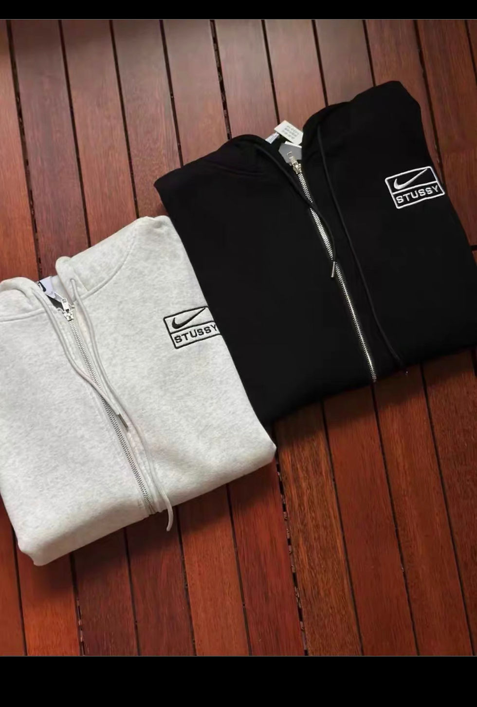 Thumbnail: Stussy x Nike zip up hoodies