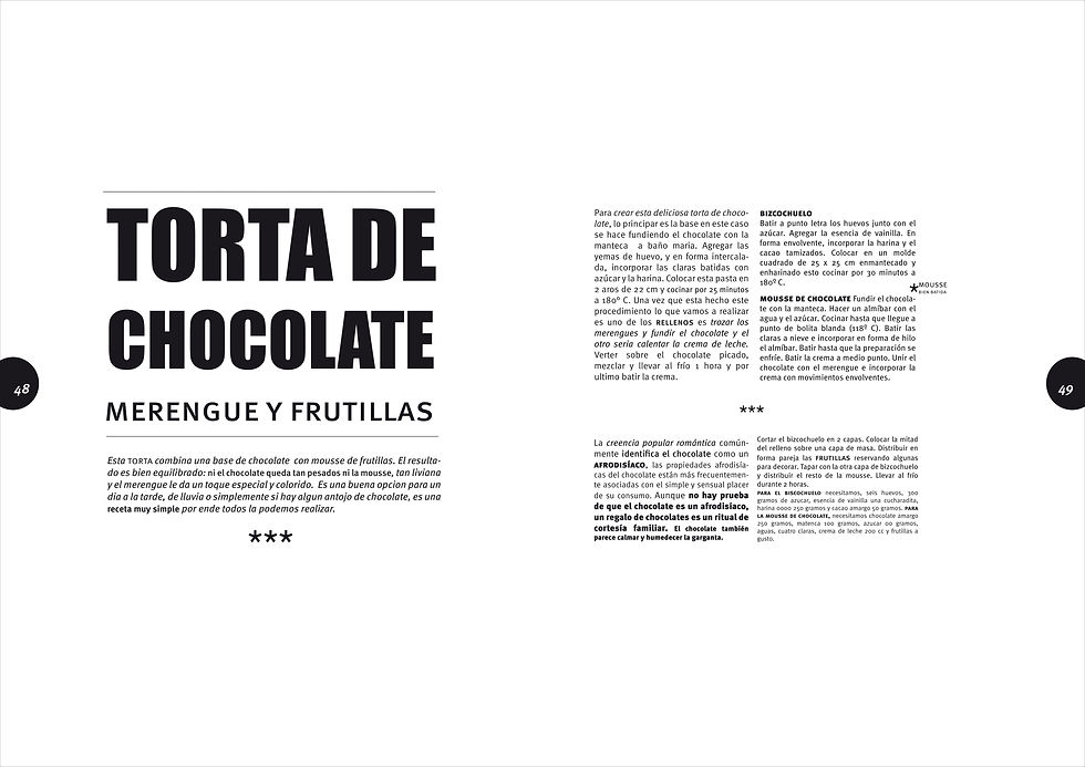 Doble página de revista