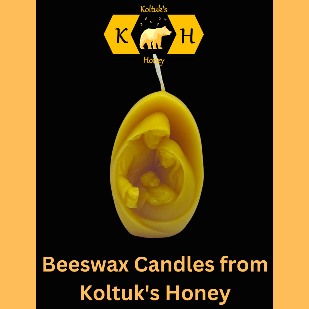 Nativity Joseph, Mary & baby Jesus Candle