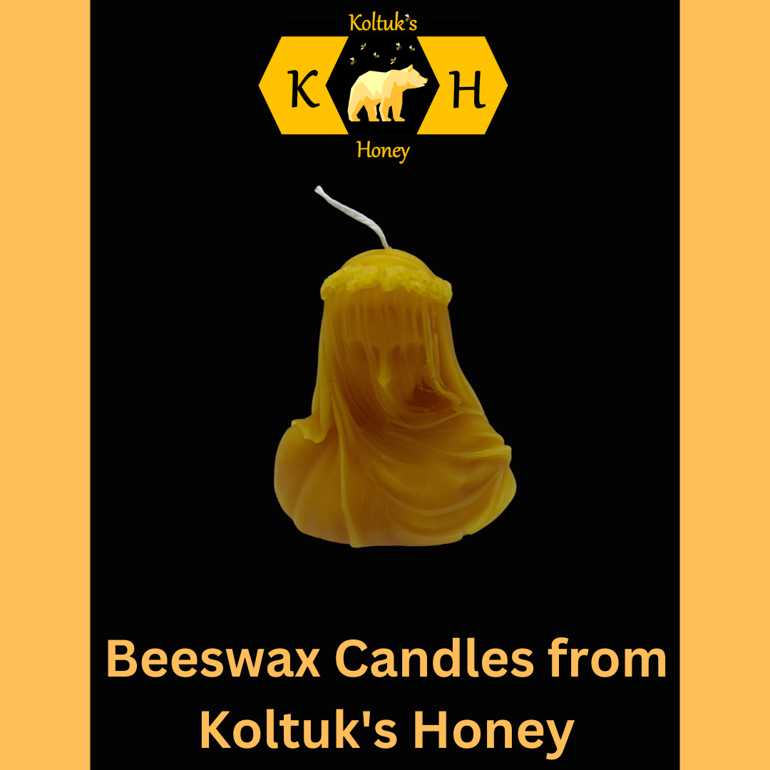 Girl Veiled Bride Candle