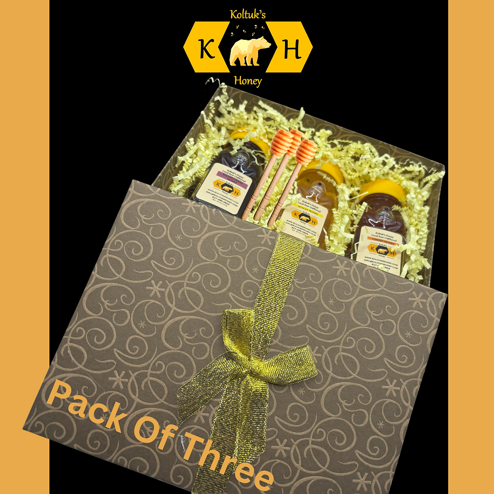 Thumbnail: Koltuk's Honey Pack Of Three honey gift box
