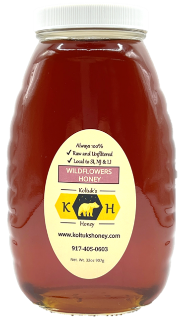 Thumbnail: Koltuk's Wildflowers Honey, raw & unfiltered, local to S.L., NJ
