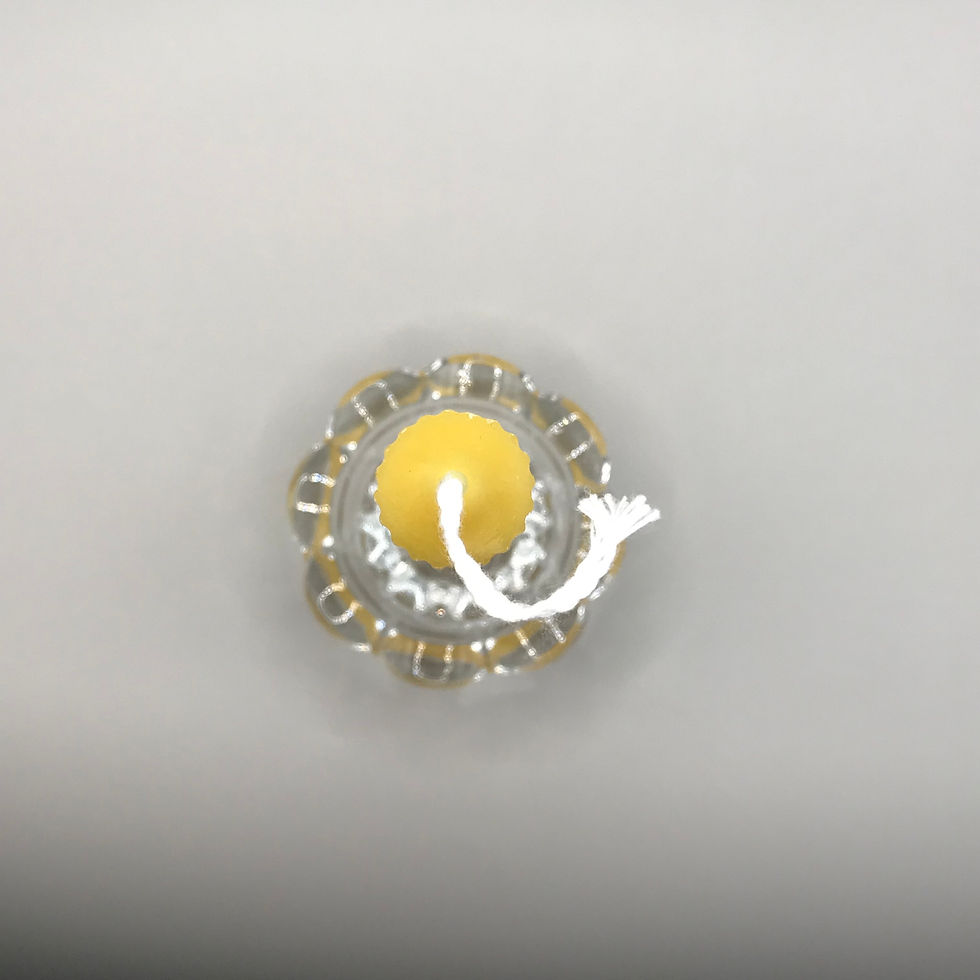 Thumbnail: Yellow candle in glass holder