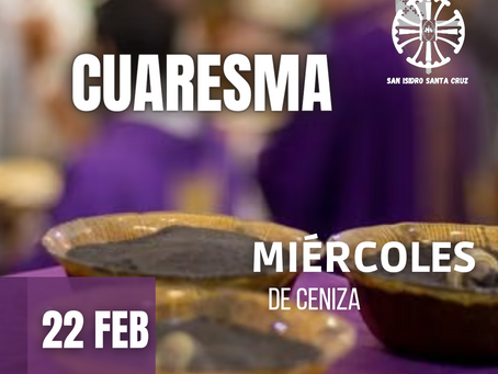 MIÉRCOLES DE CENIZA - ARTÍCULO