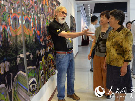 Canadian artist to attend exhibitions for art and technology marriage (newspaper)