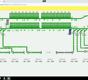tela inicial sistema SCADA