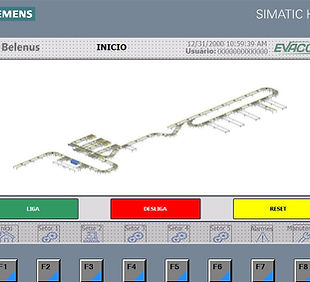 tela inicial de uma IHM