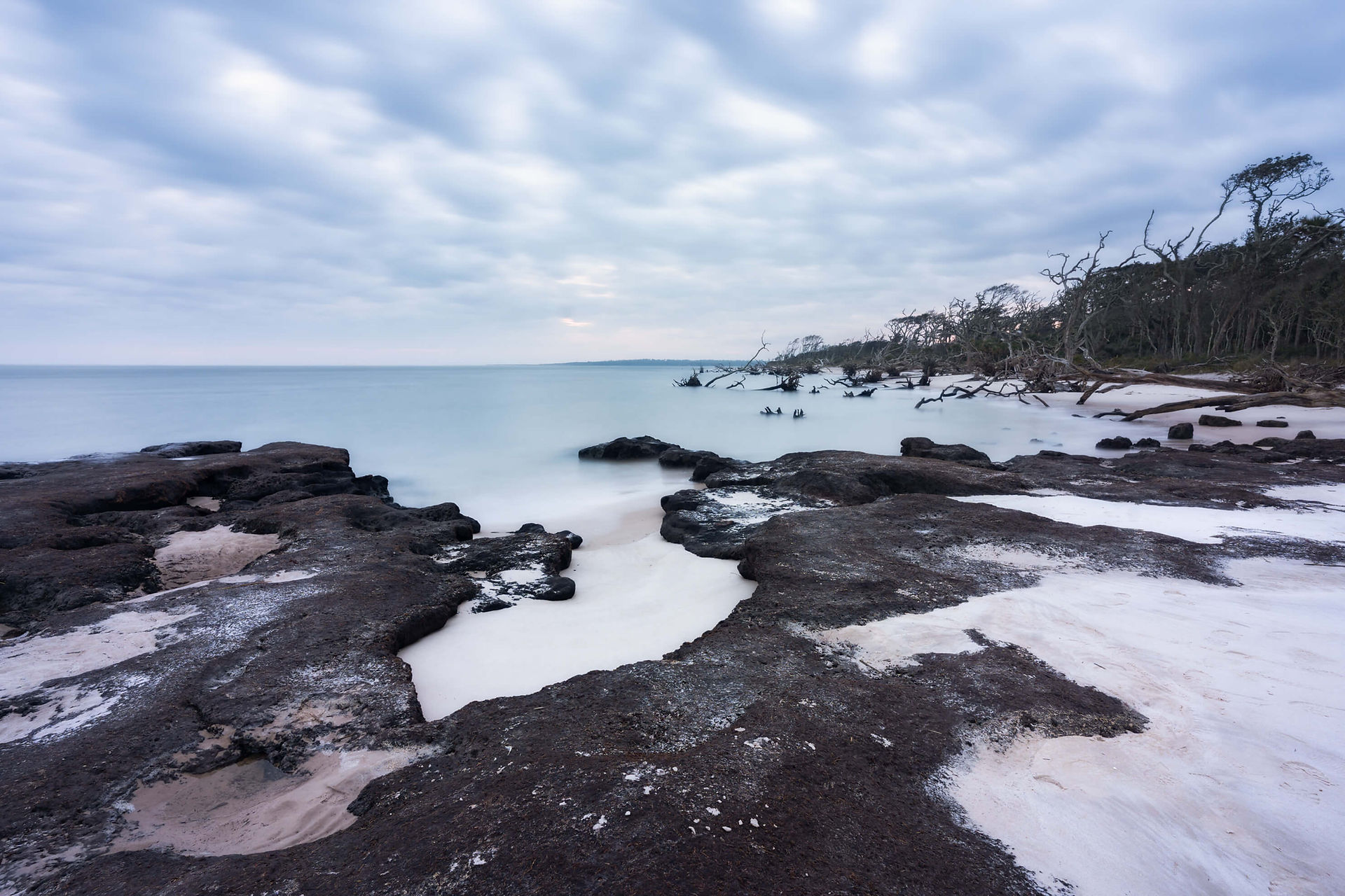 Blue hour at Black Rock Beach. Shot on the Viltrox 16mm f1.8.