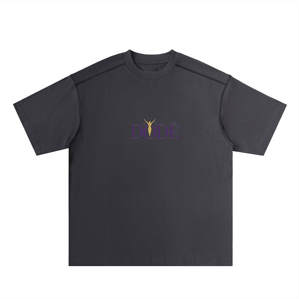 Thumbnail: Oversized Contrast-Stitched Cotton Tee