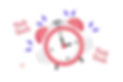 Vector illustration depicting an alarm clock going off, with the phrase ‘tick tock’ beside it.