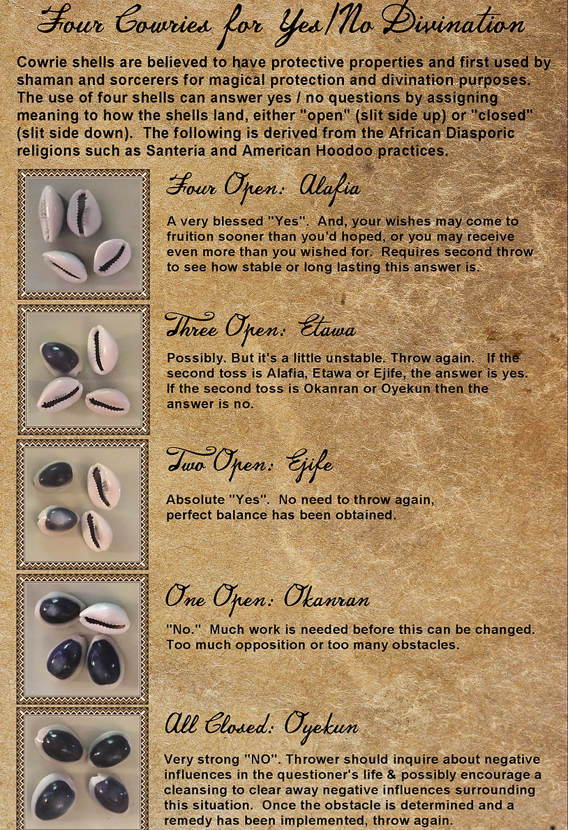 How to read Cowries