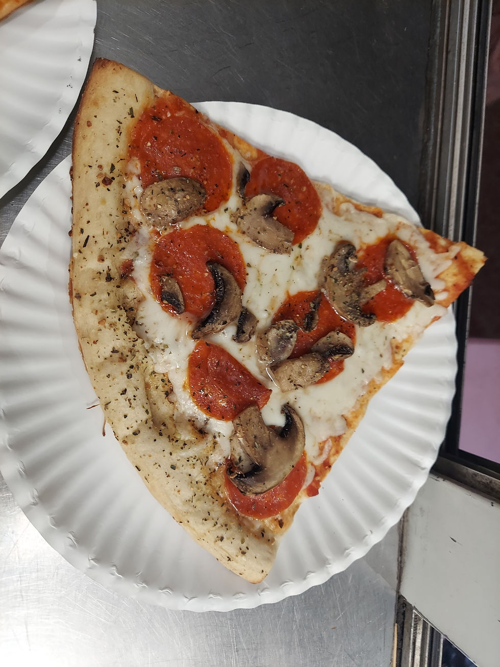 2 topping Pizza slice