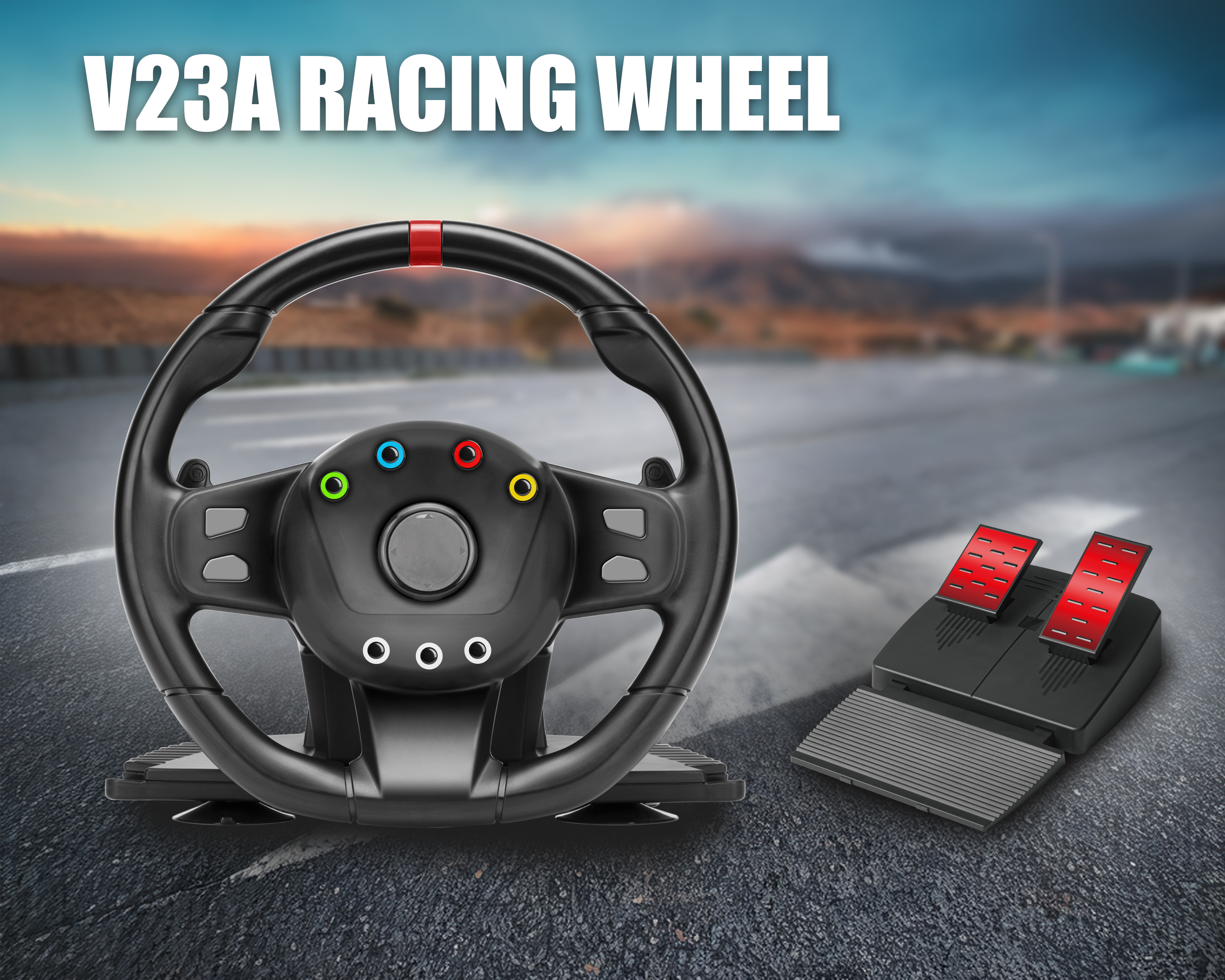 V23-A 赛车方向盘