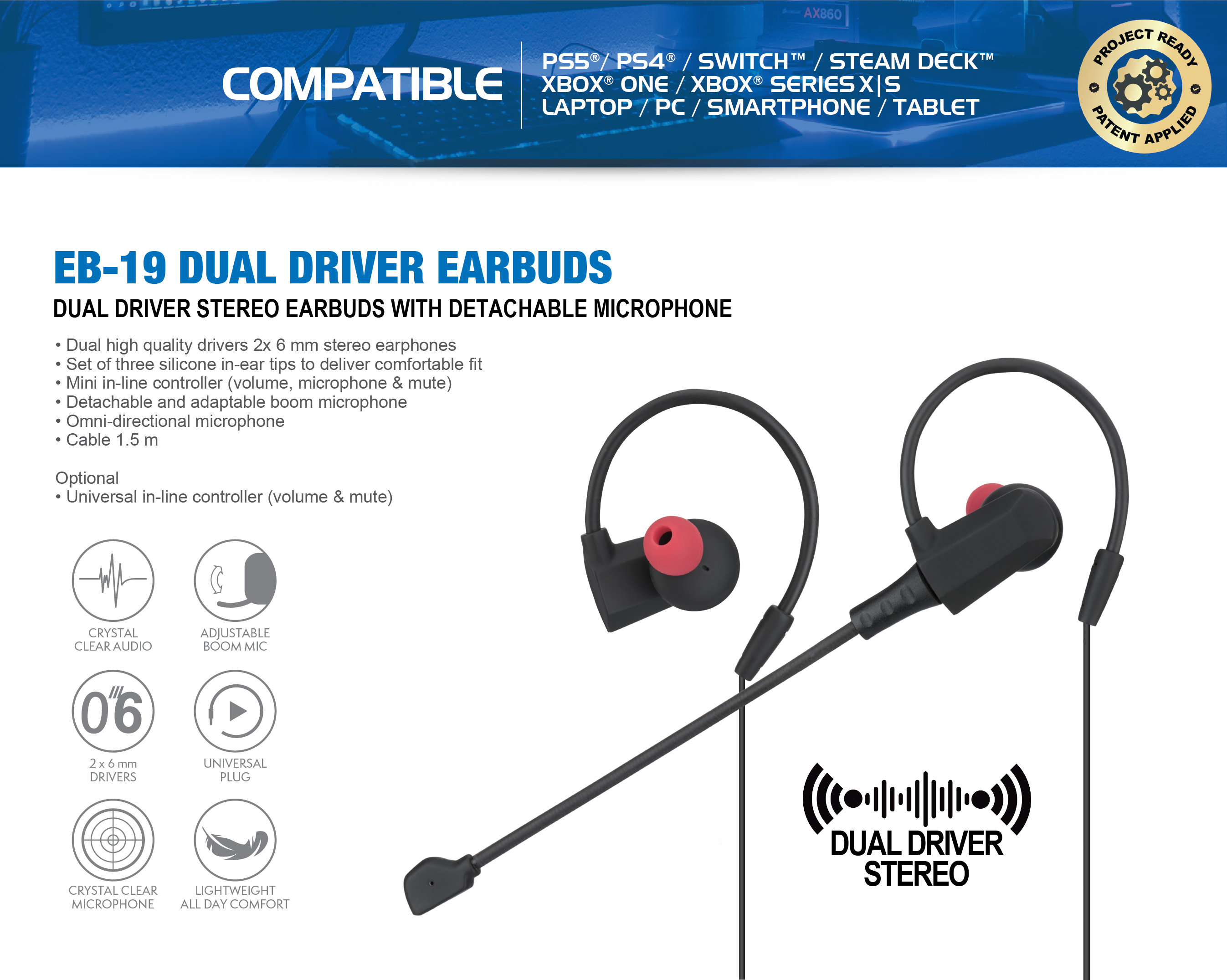EB19 GAMING HEARBUDS
