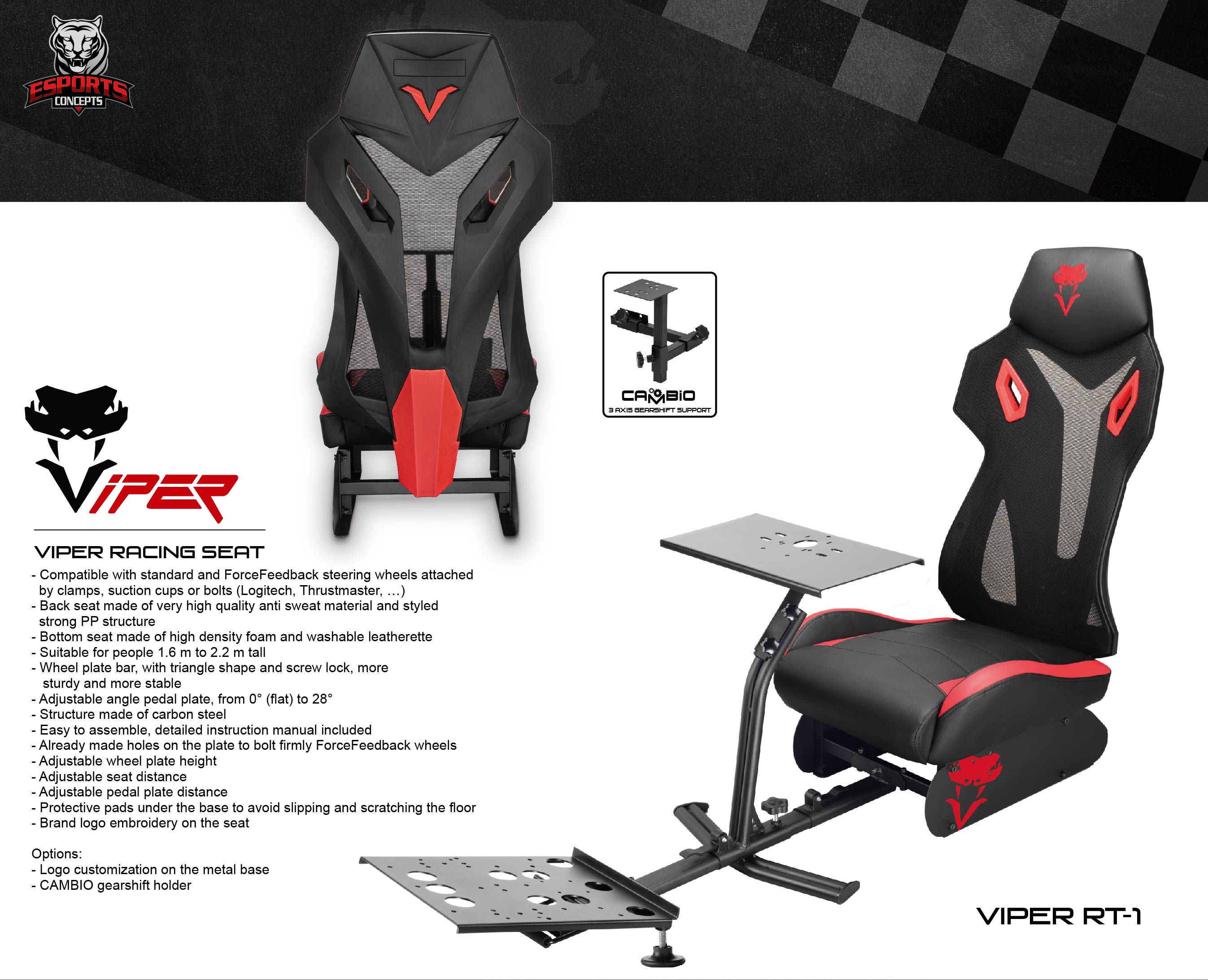 VIPER RT-1 Racing Seat