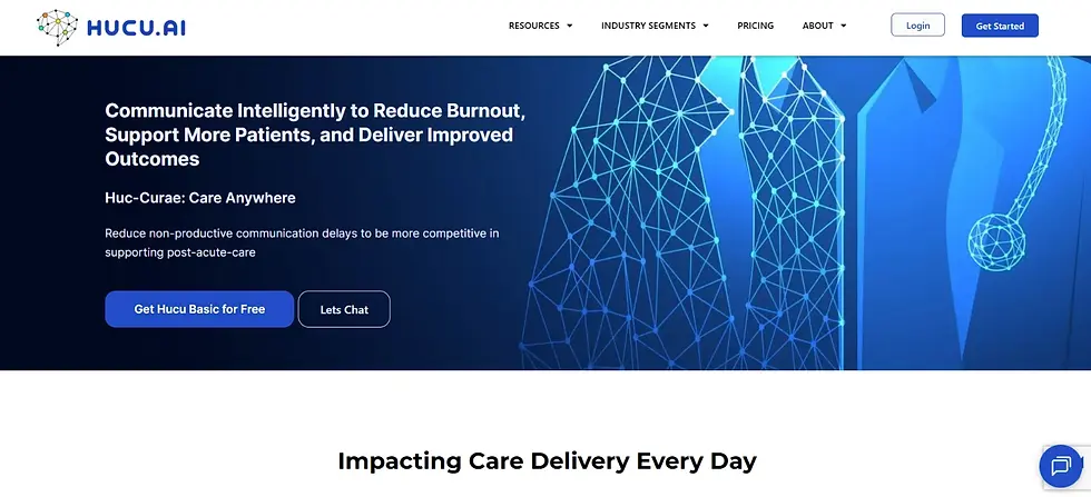 Home page of Hucu ai