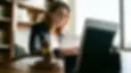 Business professional signing a court-admissible electronic document on a laptop 