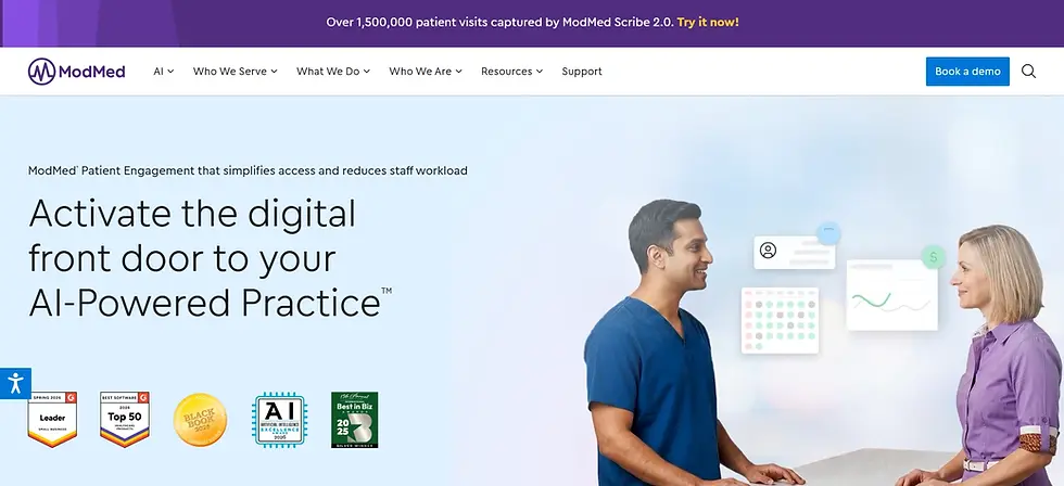 Home page of Klara