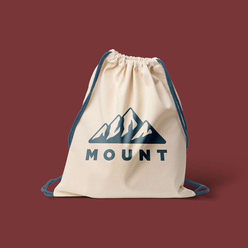 Thumbnail: Mount Logo White Bag Pack Design