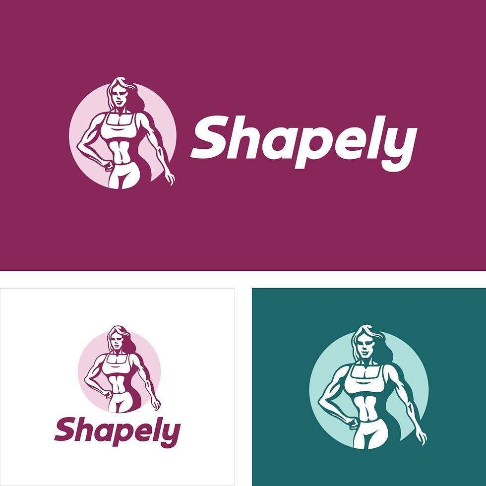 Thumbnail: Shapely Women's Gym Logo Responsive Design