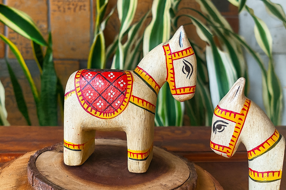 Painted Horse Holder (Single)