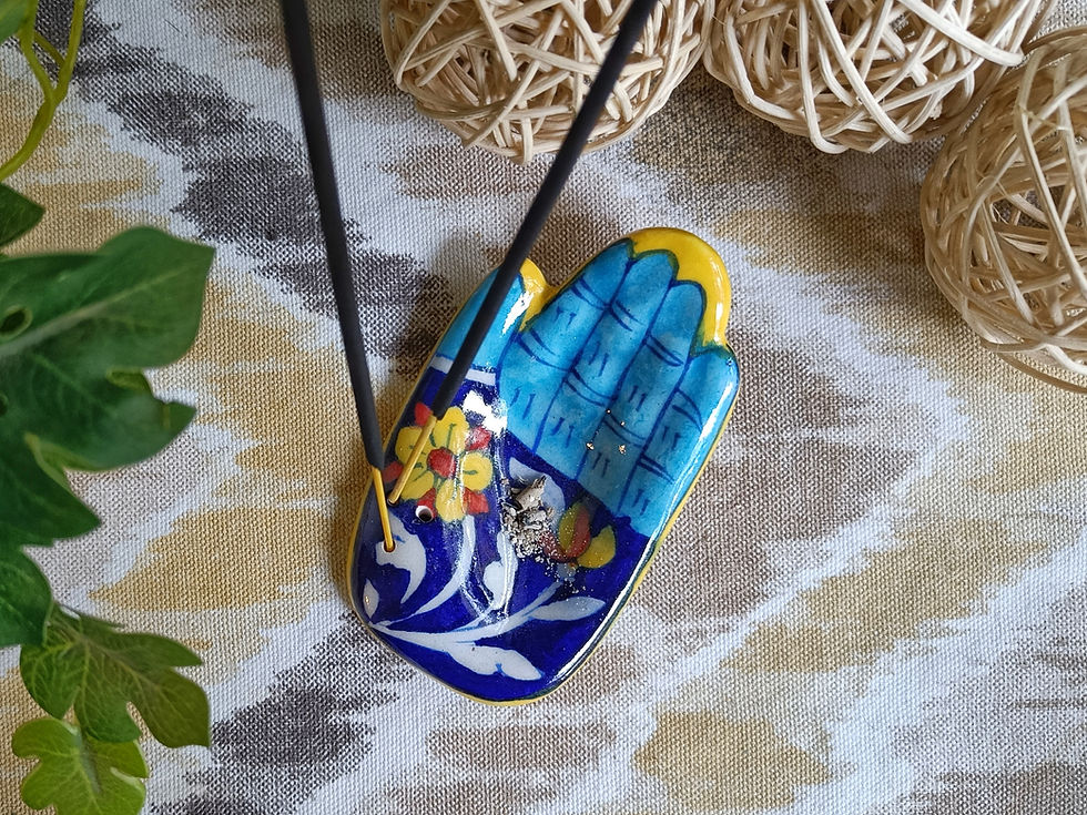 Thumbnail: Hand Shaped Agarbatti Holder