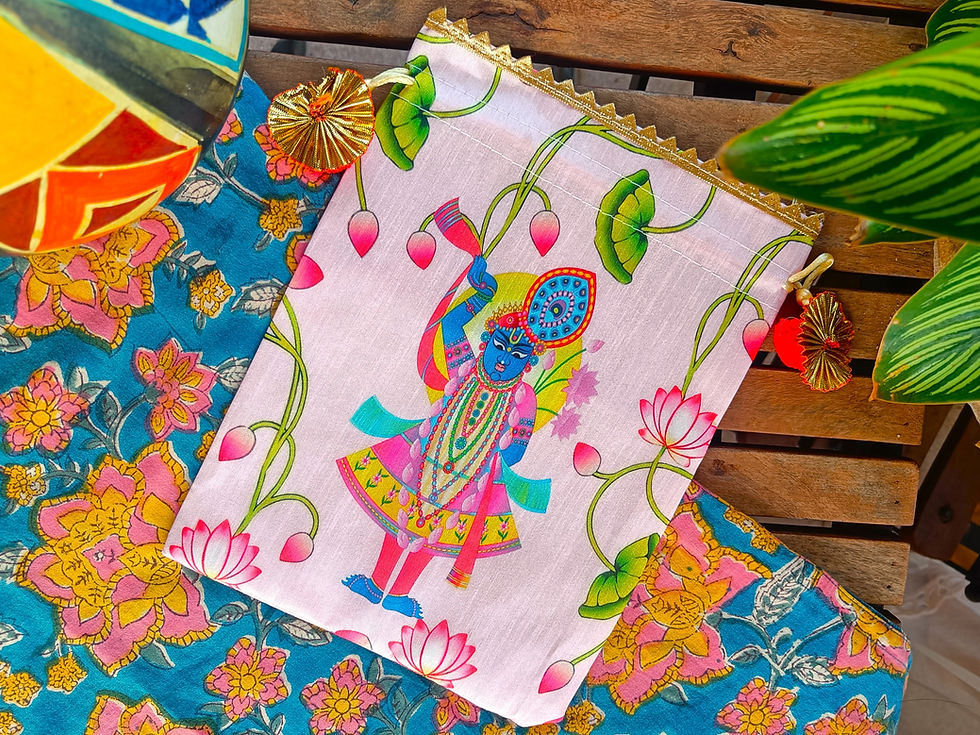 Thumbnail: Hand Made Vitthal Potli Bag