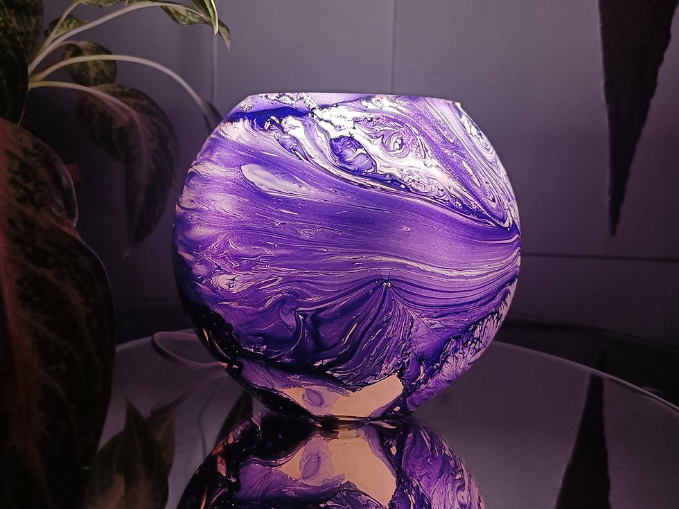 Thumbnail: Circular Marble Effect Lamp